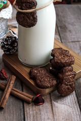 Christmas Gingerbread cookie with decoration