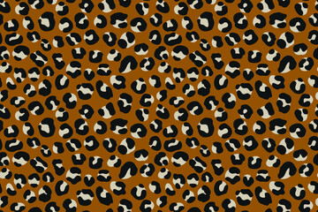 seamless leopard skin pattern texture
