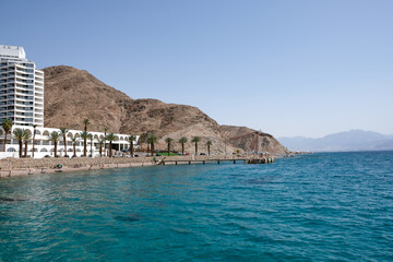 Red sea, Eilat in the summer time.