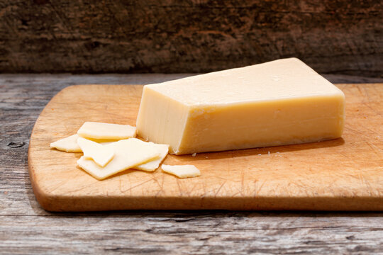 Vegan Parmesan made from coconut fat