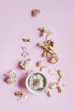 Still life with garlic