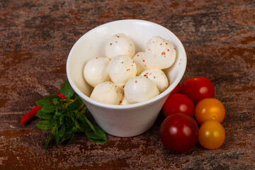 Mozzarella cheese balls