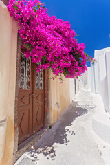 Dorf Emporio auf Santorini, Griechenland