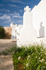 Iglesia de Santa Eulària des Riu, (Puig de Missa), siglo XVI-XVIII. Ibiza.Balearic islands.Spain.