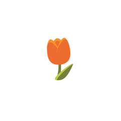 Tulip vector isolated icon illustration. Tulip icon