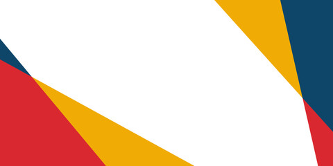 White red yellow blue corporate abstract background