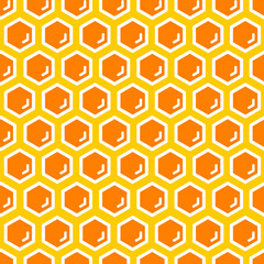honeycomb seamless vector pattern