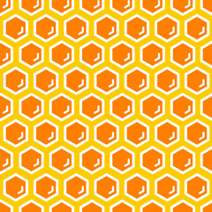 honeycomb seamless vector pattern