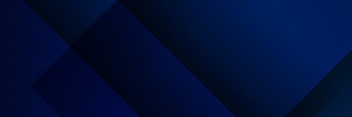 Blue banner background. Square shapes composition geometric abstract background. 3D shadow effects and fluid gradients. Modern overlapping forms