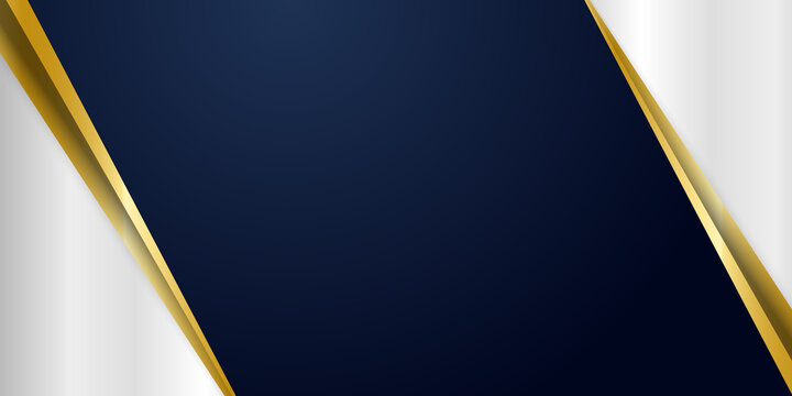 Luxury Blue And Gold Background