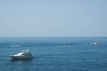 Fototapeta premium boat on the sea