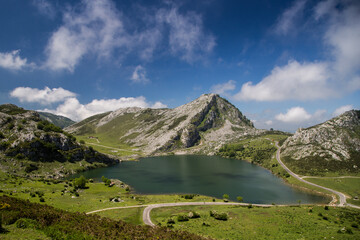 lake in the mountains