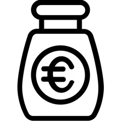 
Euro Vector Line Icon
