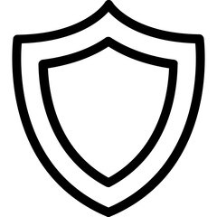 
Shield Vector Line Icon
