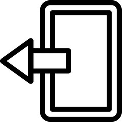 
Mobile Vector Line Icon
