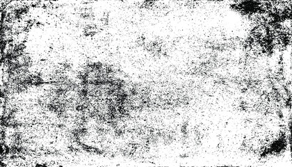 Rough black and white texture vector. Distressed overlay texture. Grunge background. Abstract textured effect. Vector Illustration. Black isolated on white background. EPS10