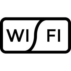 
Wifi Vector Line Icon
