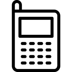 
Mobile Vector Line Icon
