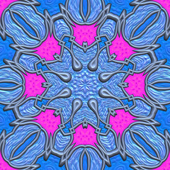 3d effect - abstract octagonal pattern 