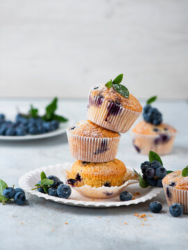 Blueberry muffins