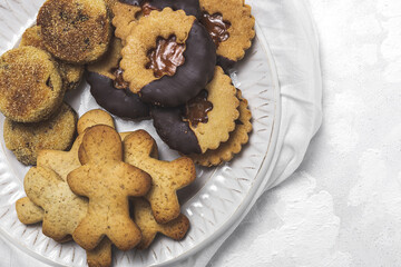 Homemade Cinnamon Chocolate Gingerbread Cookies