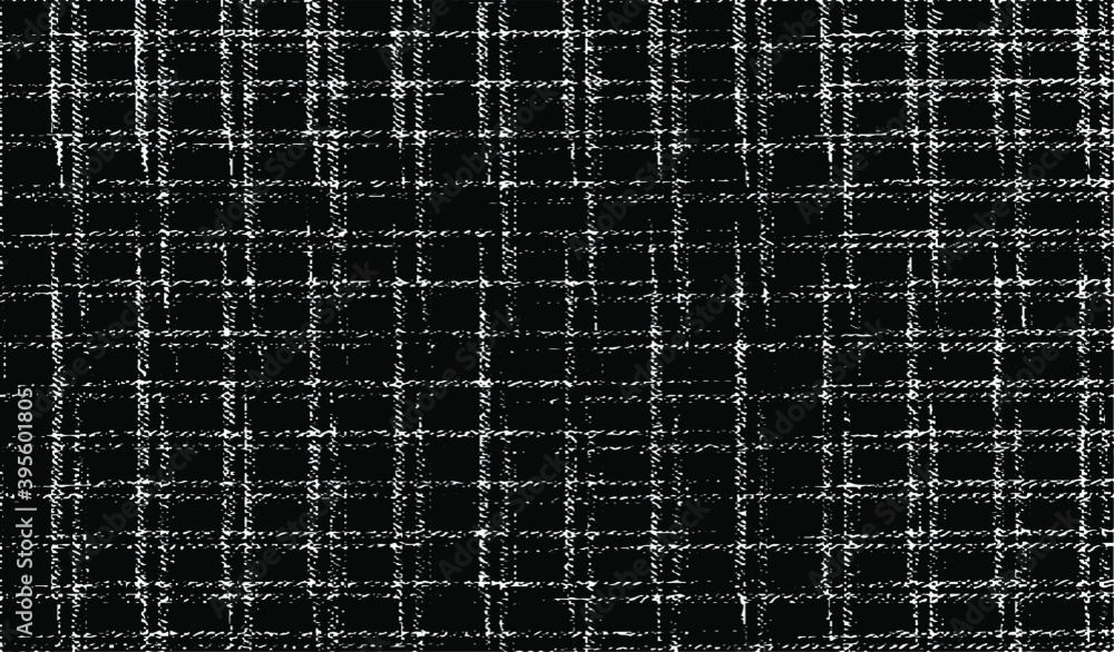 Poster vector fabric texture. distressed texture of weaving fabric. grunge background. abstract halftone ve
