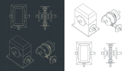 Speed reducer drawings