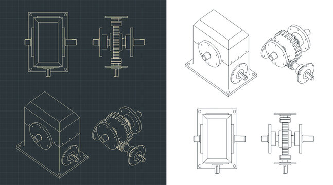 Speed reducer drawings