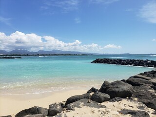 beach and sea