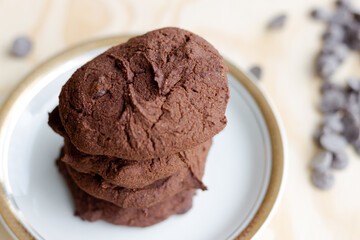 Super delicious Chocolate and Almond Cookies