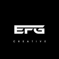 EFG Letter Initial Logo Design Template Vector Illustration