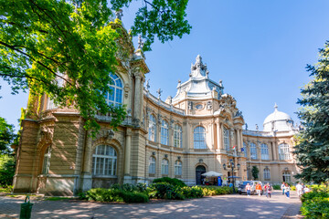 Vajdahunyad castle in Budapest, Hungary © Mistervlad