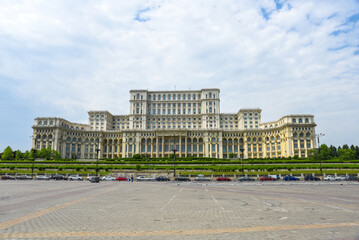 Fototapeta na wymiar Palace of Parliament, Bucharest, Romania