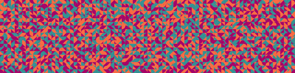 Abstract Geometric Pattern generative computational art illustration