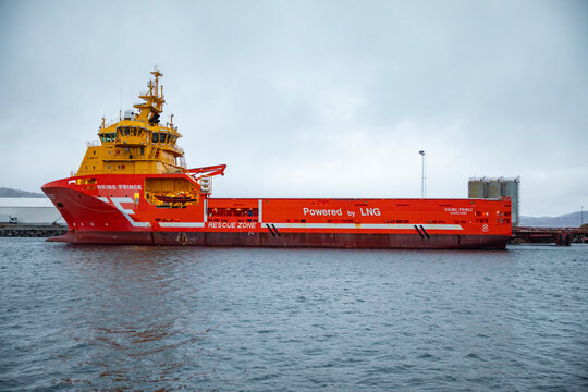 M / S &laquo;VIKING PRINCE&raquo; is built according to VS 489 PSV-LNG design. The newbuilding price was once stated at NOK 440 million,Helgeland,Nordland ,Norway,scandinavia,Europe