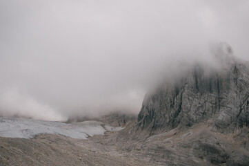 Hiking in Dachstein mountains (Dachsteingebirge