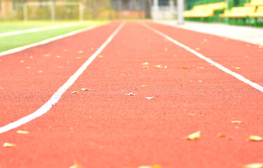 Outdoor treadmill for distance races