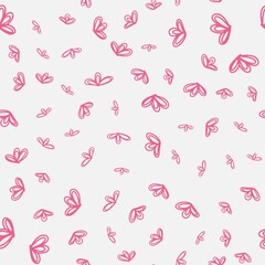 Abstract pattern design with organic shapes. Colorful background design. Floral seamless pattern. Vector illustration.