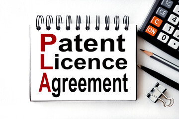 PATENT LICENCE AGREEMENT. text on white paper on white background
