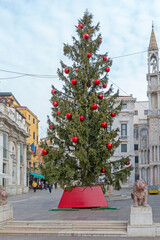 Christmas Tree in Venice Italy