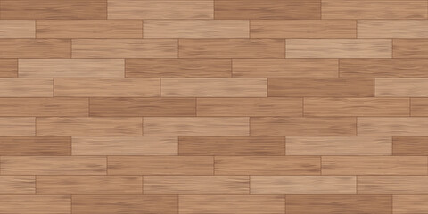 Floor wood parquet. Flooring wooden seamless pattern. Design laminate. Parquet rectangular tessellation. Floor tile parquetry plank. Hardwood tiles. Rectangles slabs brown wooden. Vector background
