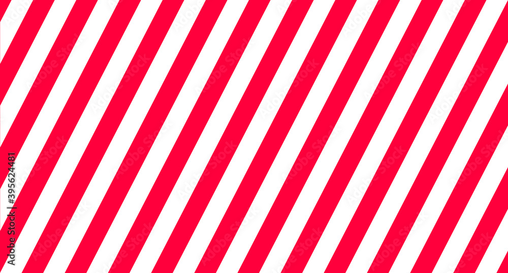 Poster abstract geometric diagonal striped pattern with red and white stripes. vector illustration. diagona