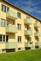 Apartment block with balcony, Gotland - Sweden
