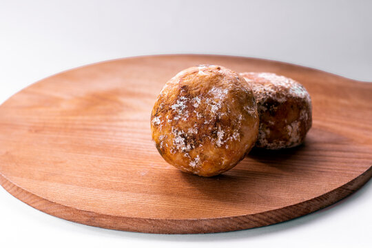 Georgian traditional cheese -  Dambalkhacho. Traditionally Pshavian delicious chees from country Georgia, Caucasus.