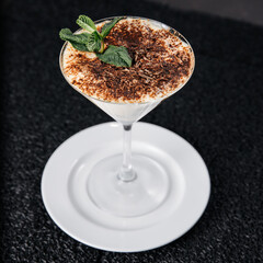 food, dessert, chocolate, coffee, glass, cream, sweet, drink, cup, milk, tiramisu, white, cake, brown, delicious, cocktail, isolated, fresh, cappuccino, mousse, beverage, fruit, alcohol, breakfast, co