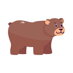 Isolated cartoon of a bear - Vector illustration