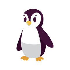 Isolated cartoon of a penguin - Vector illustration