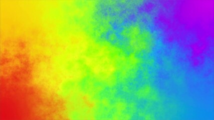 Gradient sky background of red orange yellow green blue and purple colors clouds which moves. Rainbow color with copy space.Gay Pride LGBT, LGBTQ, LGBTQ+ concept. Colorful backdrop - Powered by Adobe