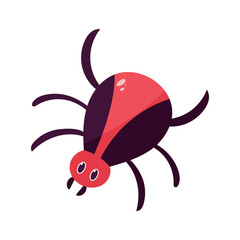 Isolated cartoon of a tarantula - Vector illustration