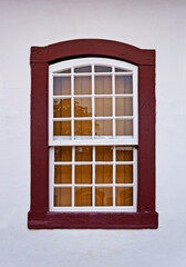 Colonial window in Tiradentes, Minas Gerais, Brazil